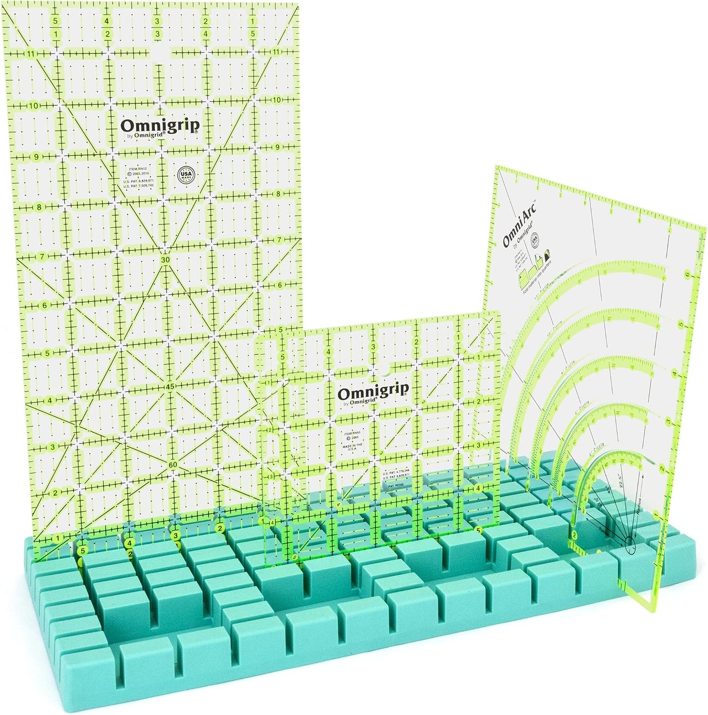 Estante para reglas 13x5x1 color verde menta