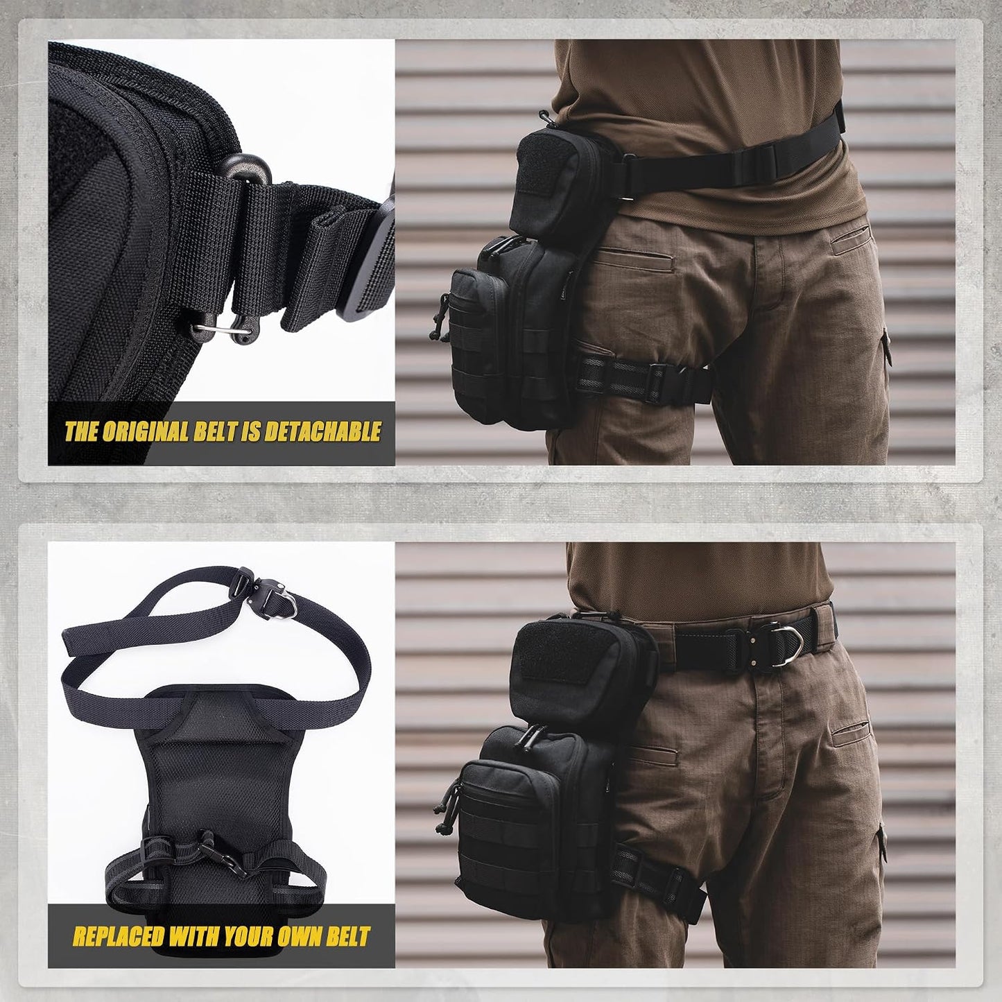 Bolsa táctica Molle Pack para motocicleta ciclismo caza