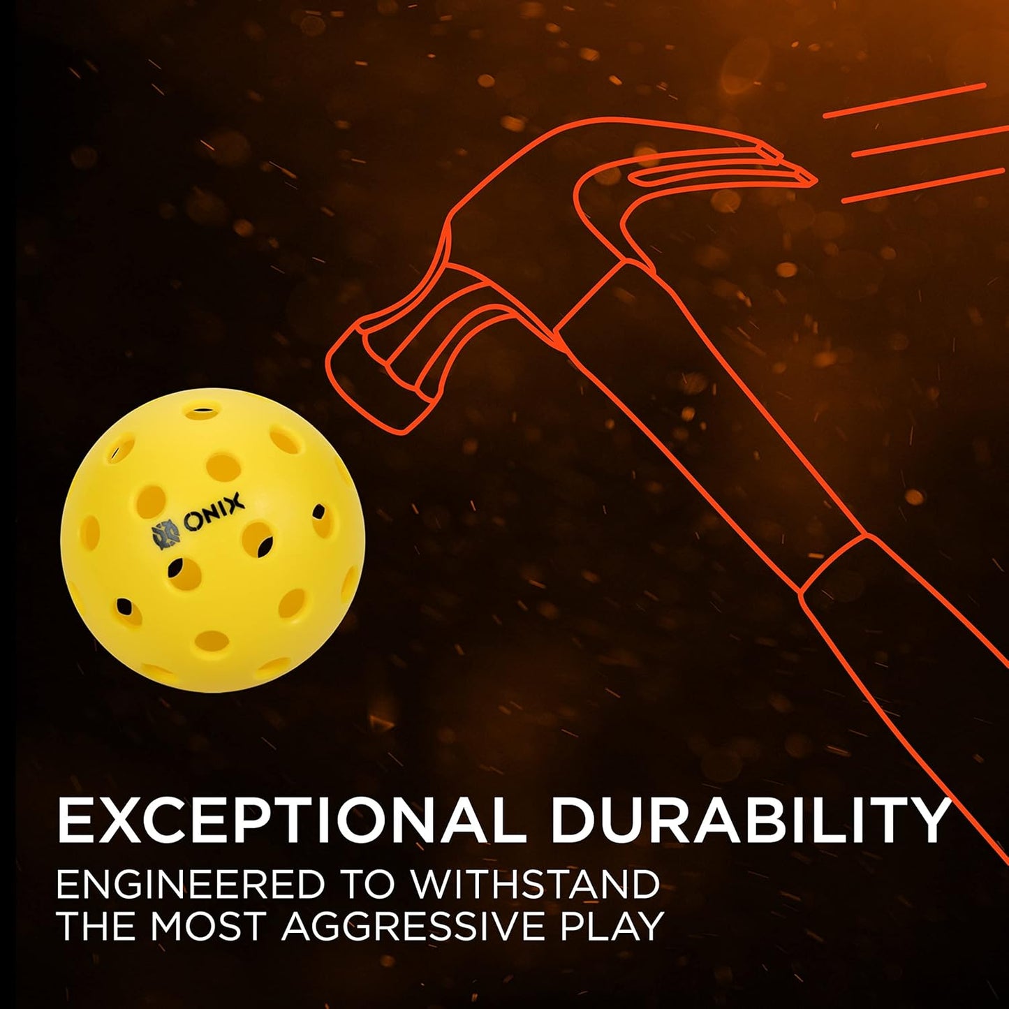 Pelotas pickleball Pure 2 y Dura 40 para exteriores