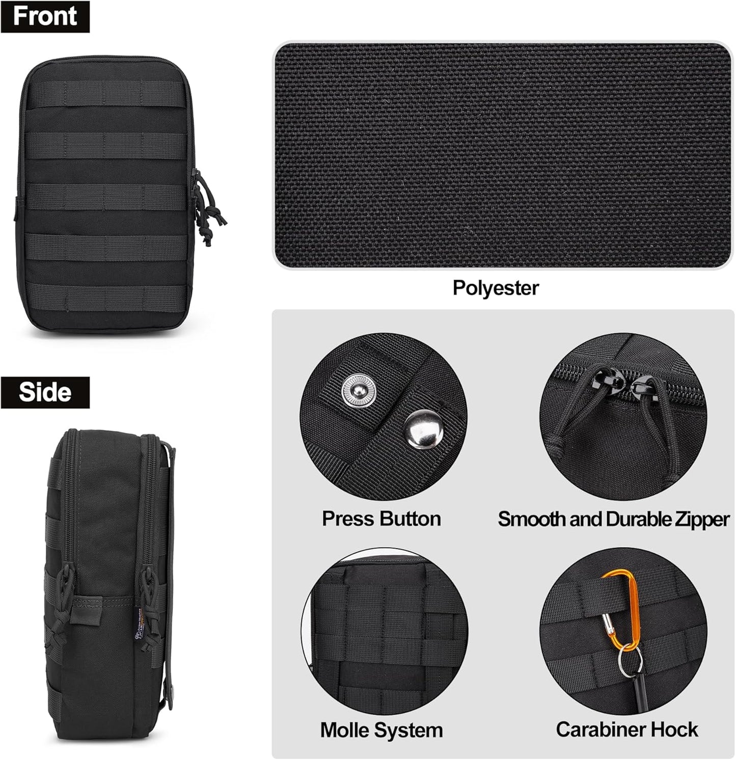 Bolsa táctica molle EDC accesorio modular