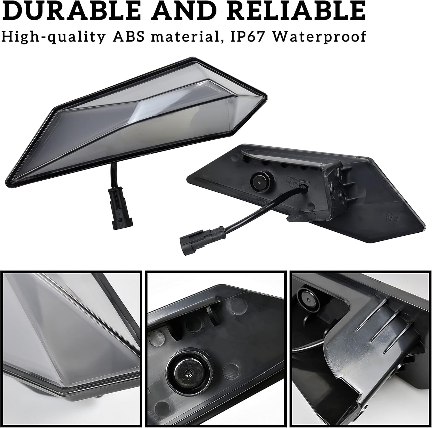 Luces traseras LED Polaris RZR PRO XP 2020-24 negra ahumada