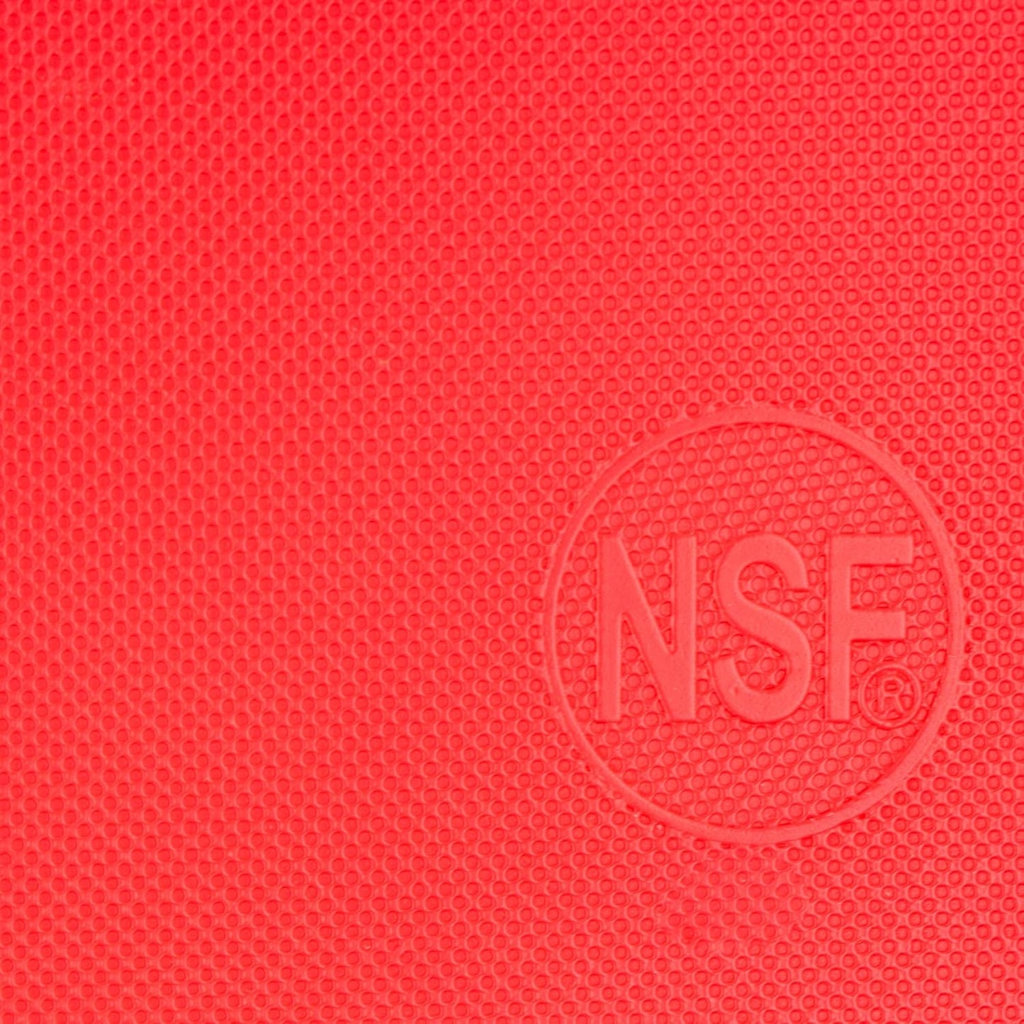 Tabla cortar plástico NSF 24x18pulg roja