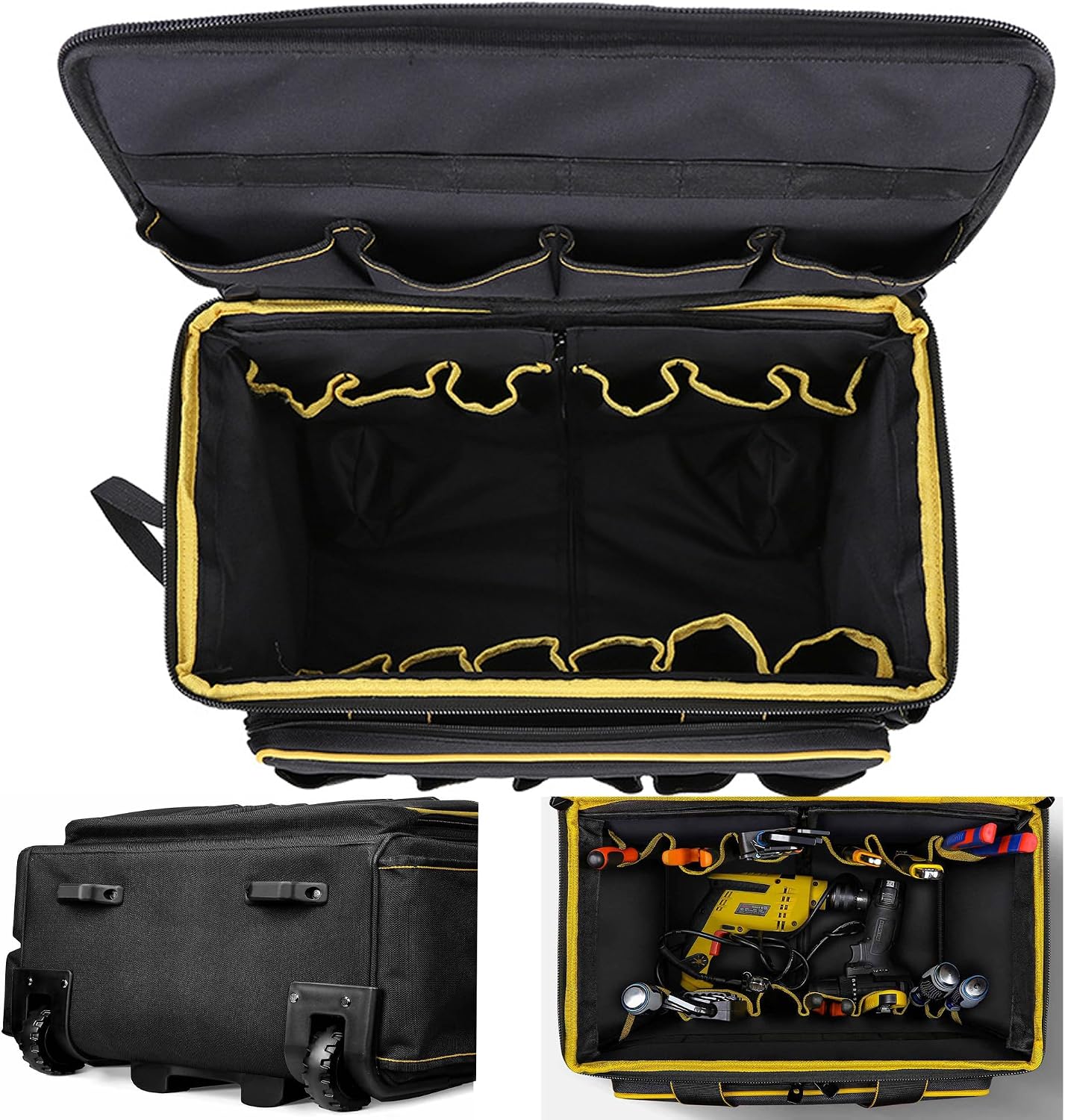 Bolsa herramientas con ruedas dobles impermeable