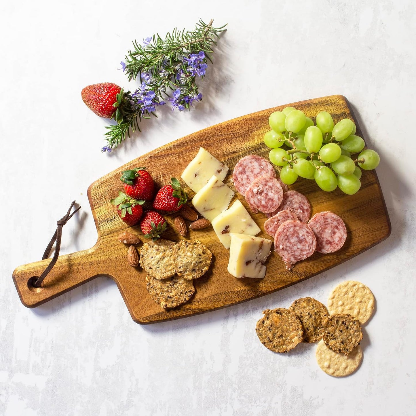 Paleta acacia tabla cortar cocina y tableros embutidos