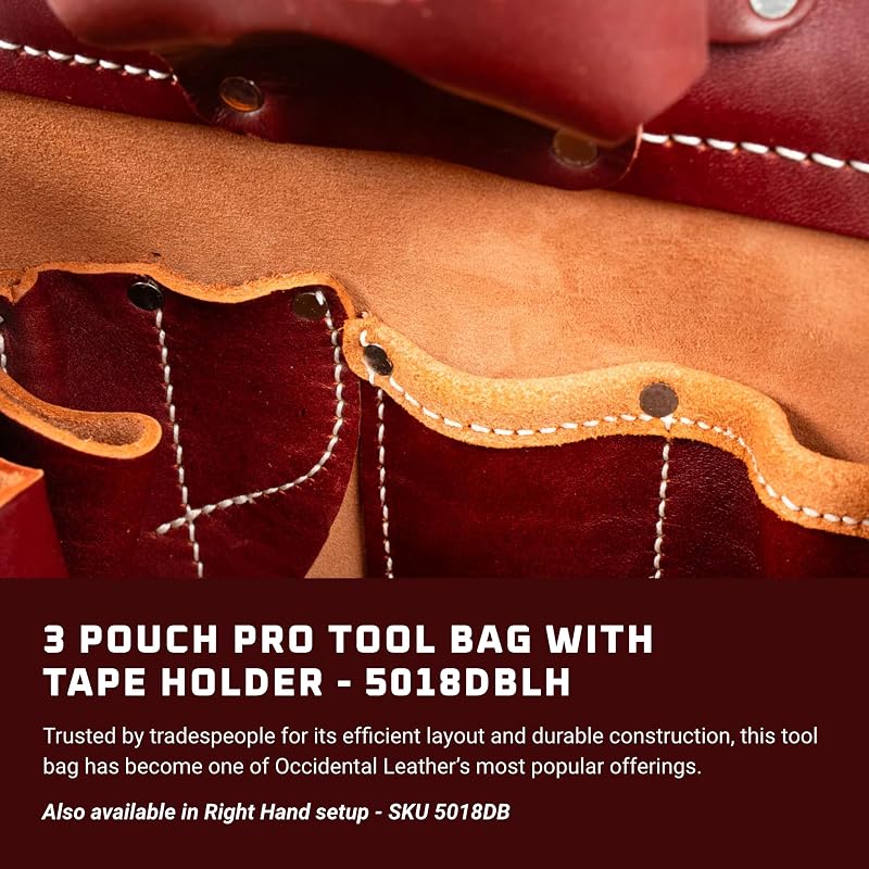 3 Pouch Pro Bolsa Herramientas con Soporte Cinta
