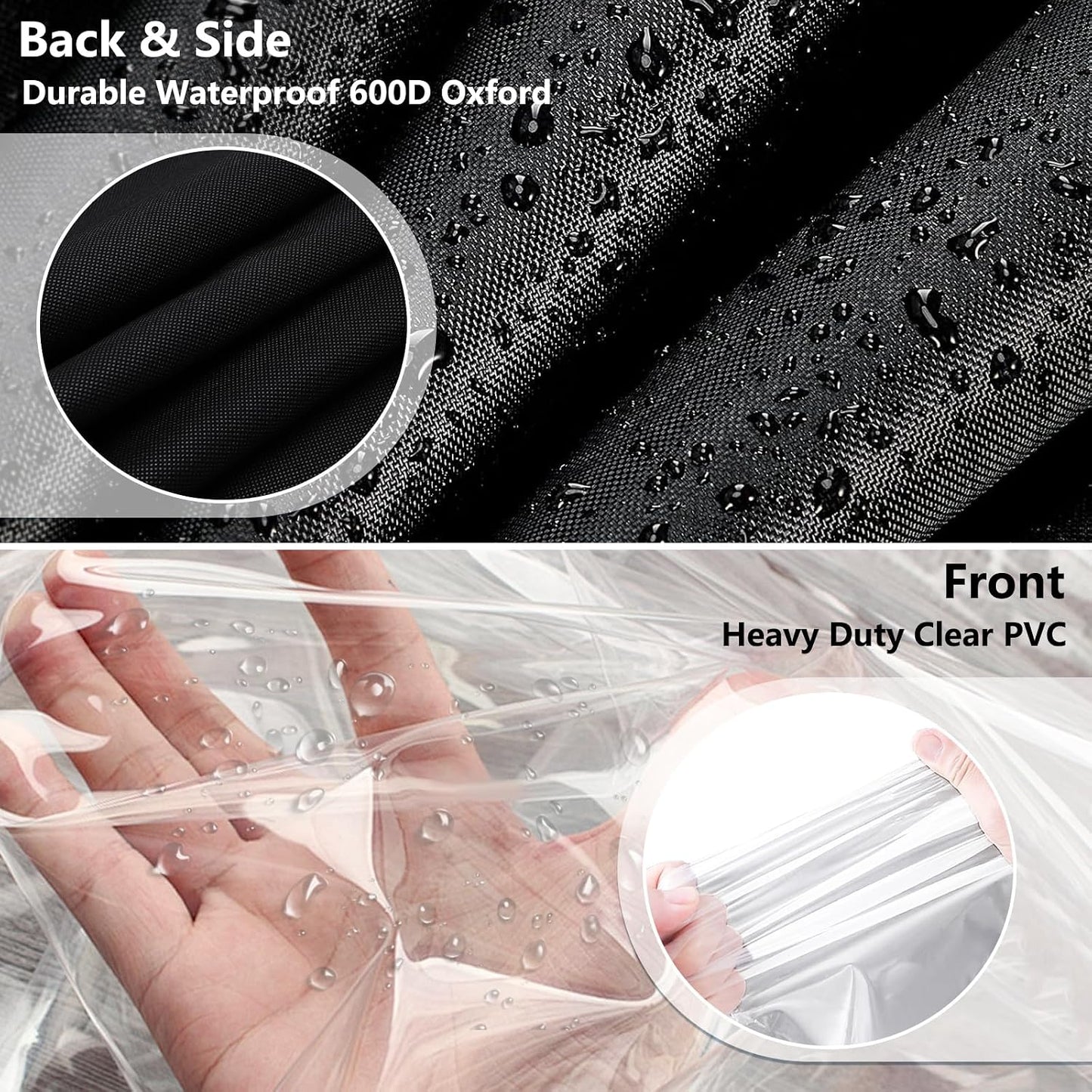 Fundas estantes alambre 600D resistentes polvo impermeables