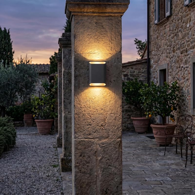 Luz pared interior y exterior LED regulable IP65 7.8pulg