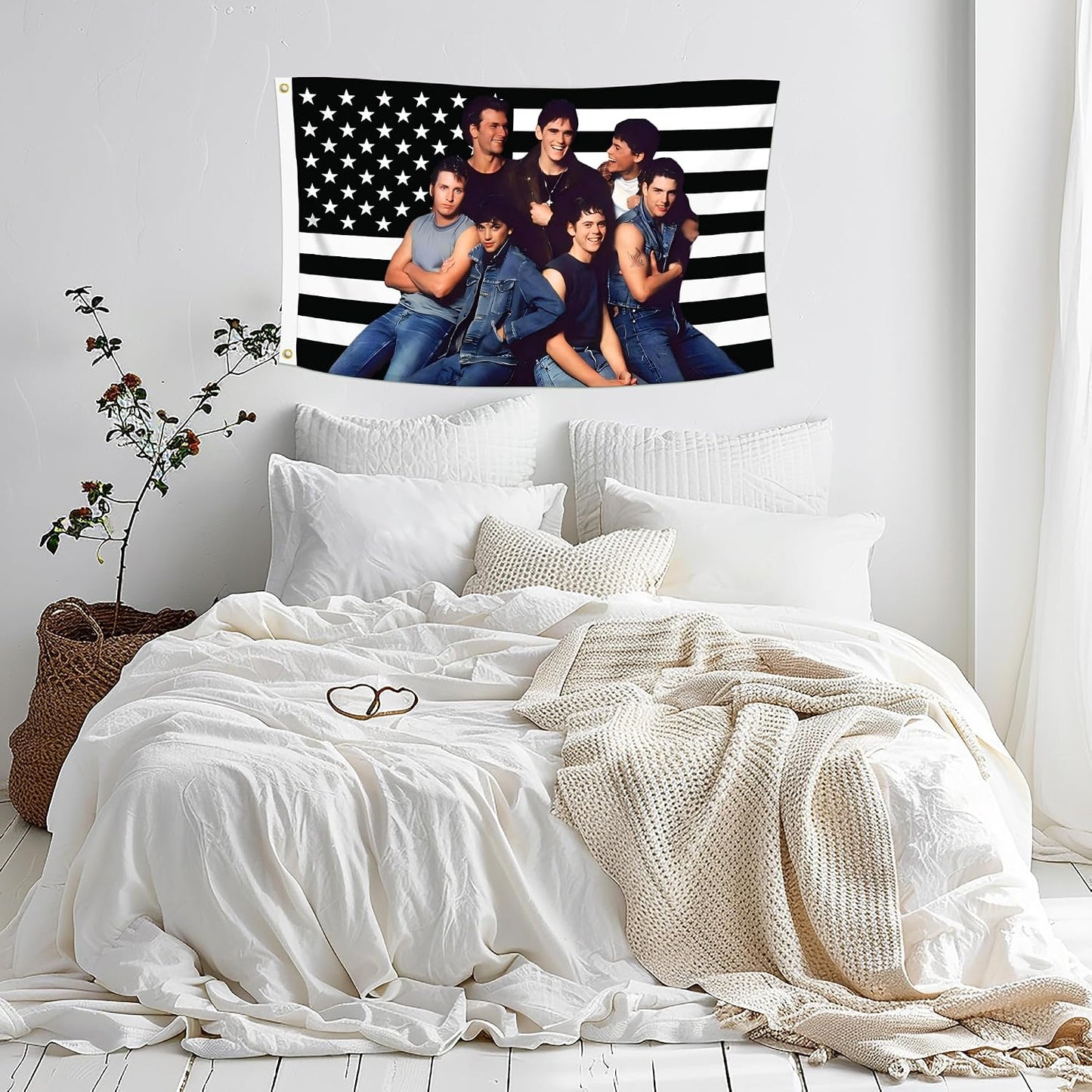 Bandera The Outsiders 2x3ft ojales latón interiores