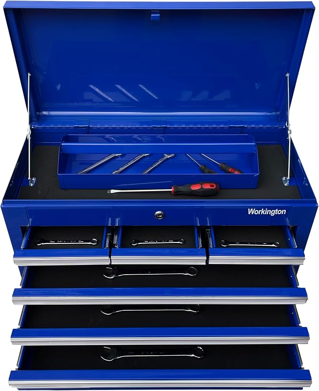Caja herramientas metal 6 cajones 26" rodamientos bolas