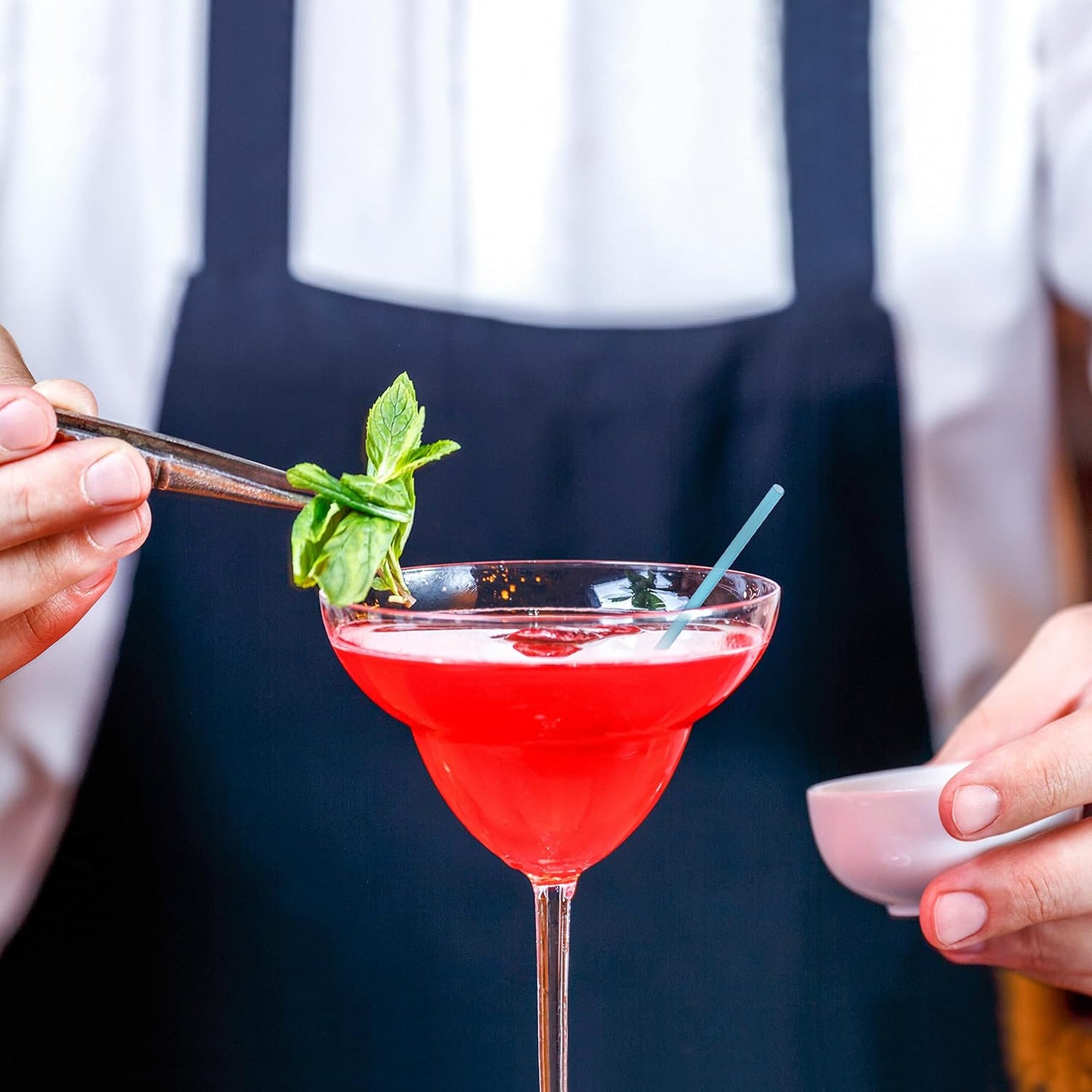 300 Pajitas Neón Mini Bar con Agitadores Plástico