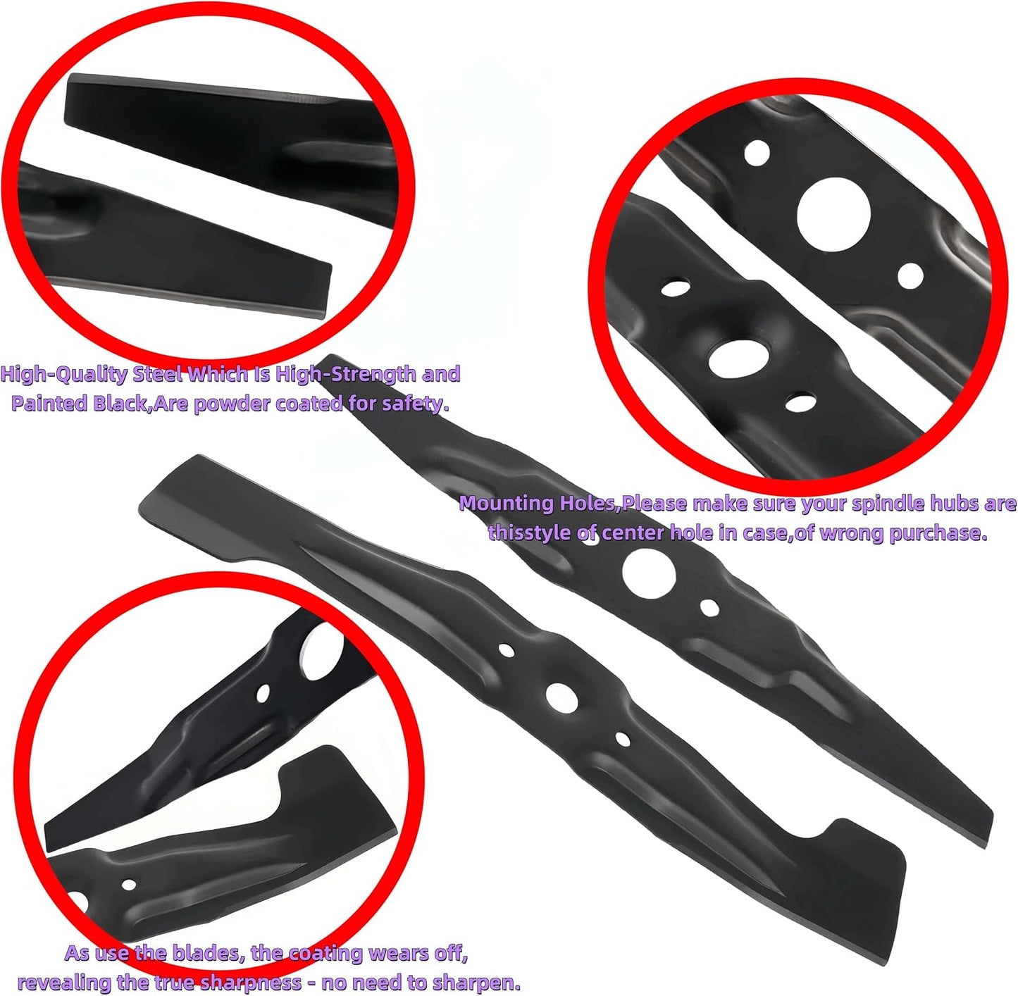 Kit cuchillas mulching Honda HRX217 21"