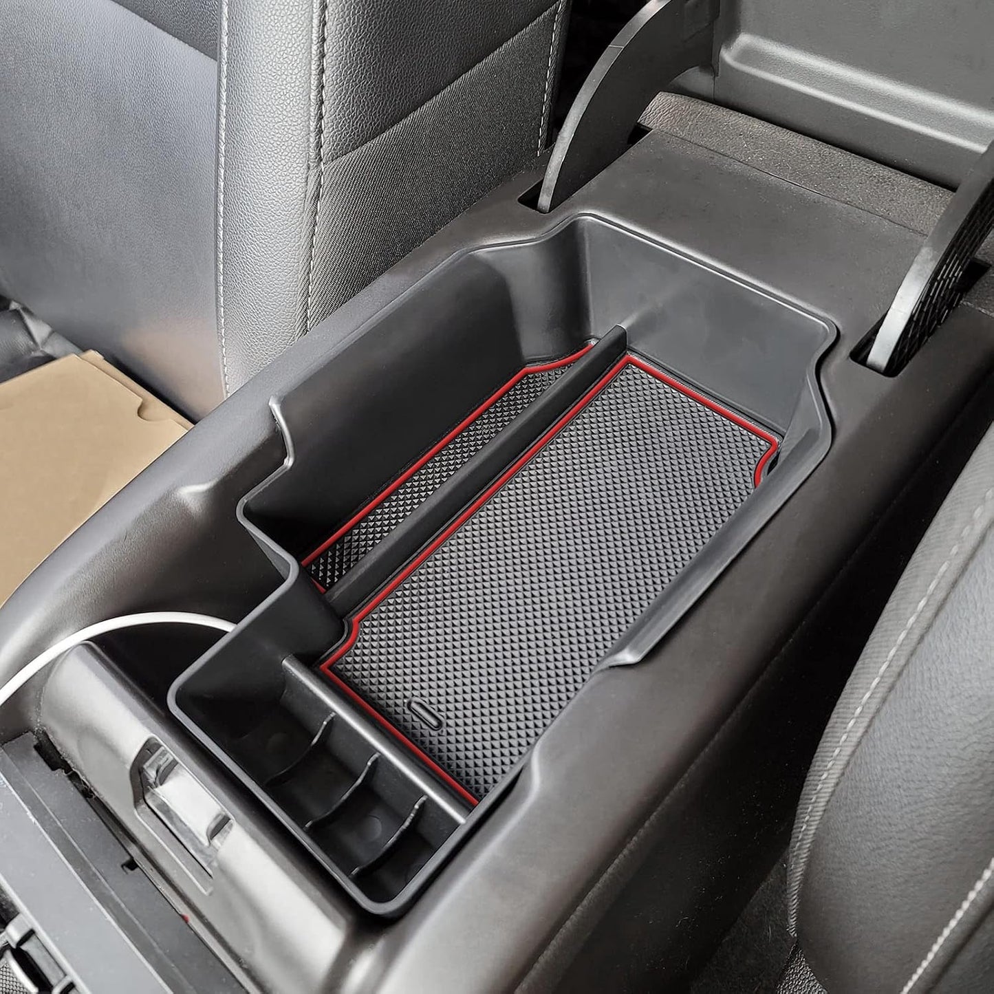 Organiz. consola Chevy Colorado/GMC Canyon 15-22 Rojo