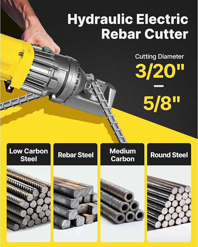 Cortador barras refuerzo eléctrico 900W RC-16 110V portátil