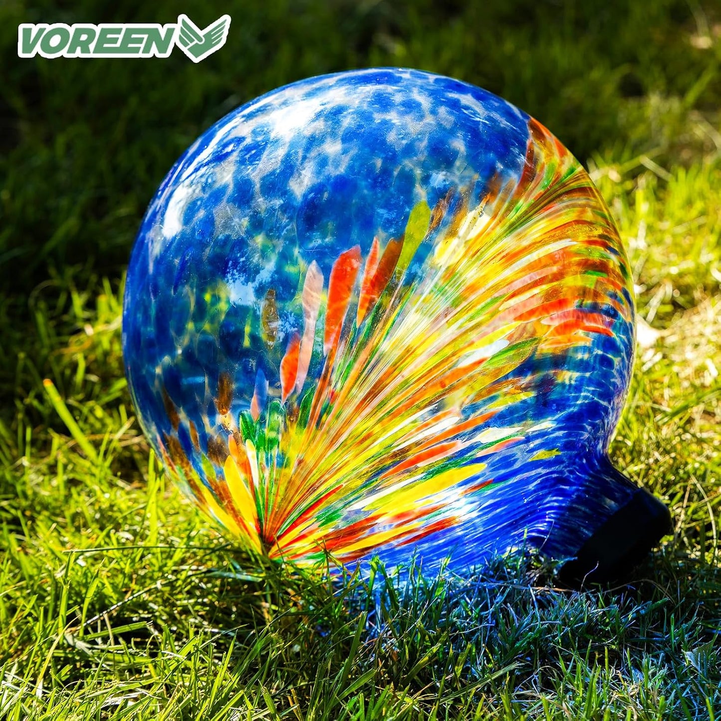 Bola vidrio 10pulg globo mirador decoración patio jardín