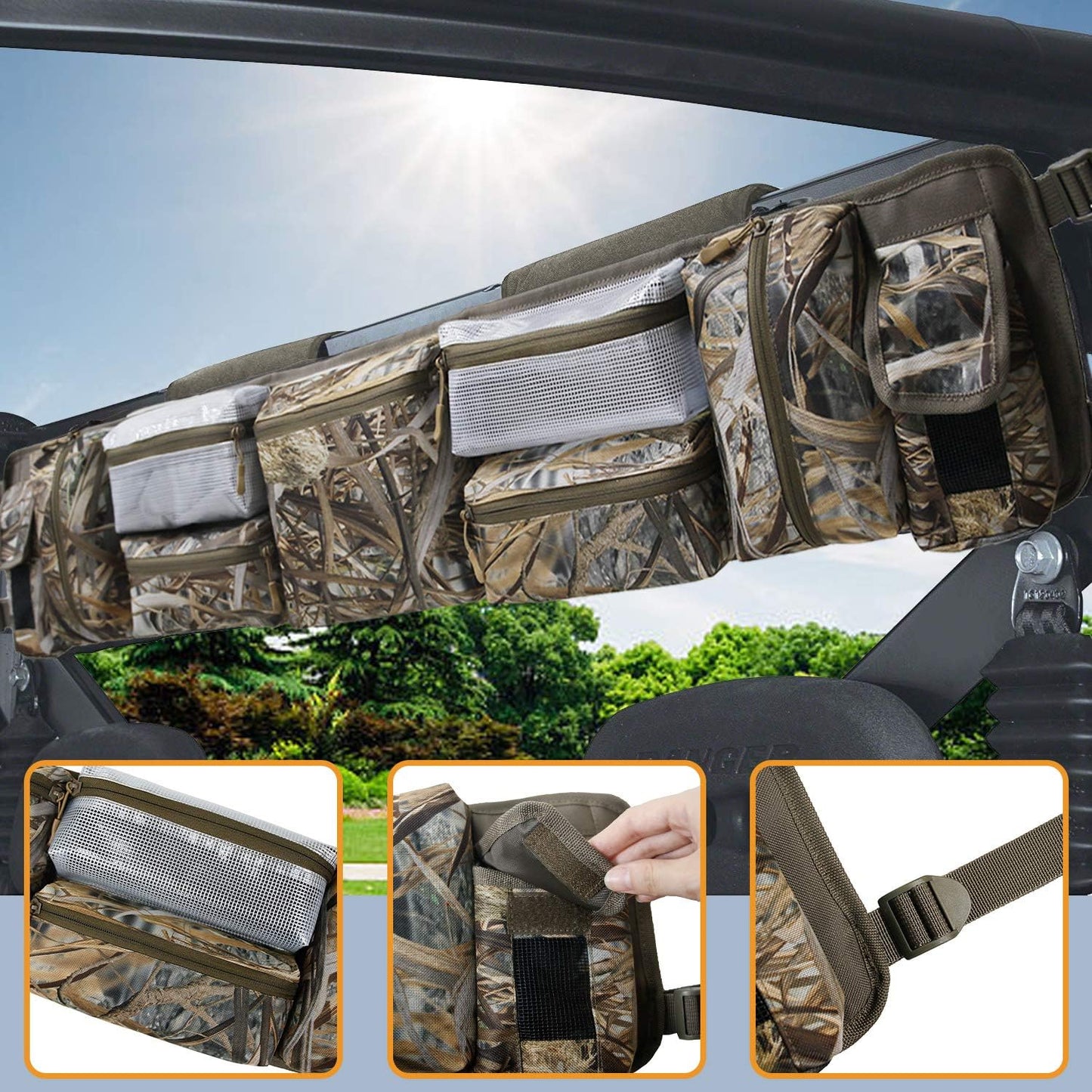 Funda organizadora UTV enrollable herramientas