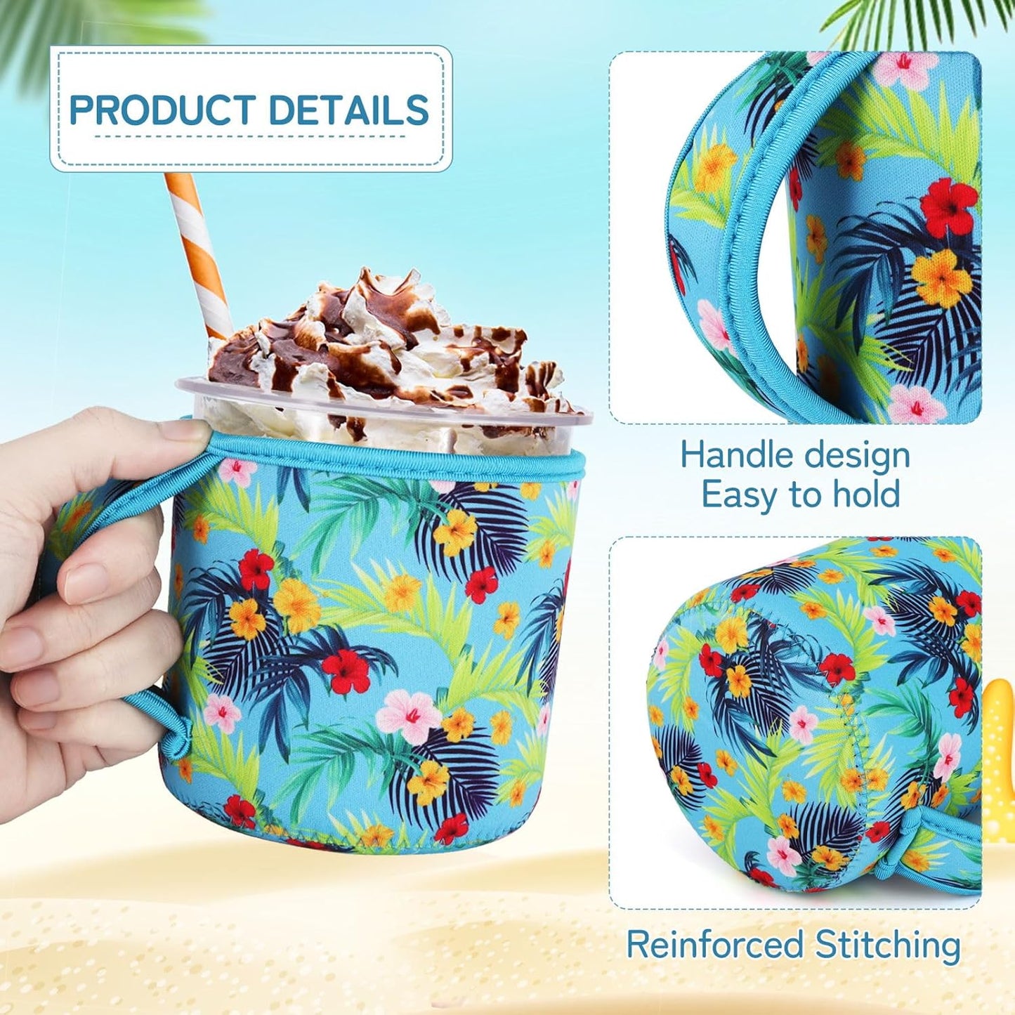 4 Pack Fundas Neopreno Helado Asa Reutiliz. NC301 NC300