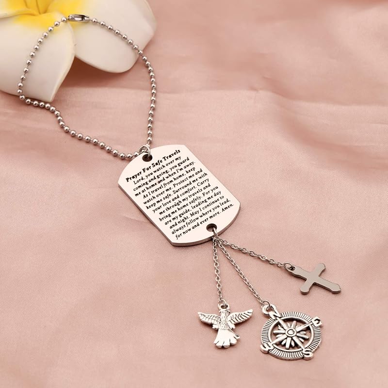 Colgante ángel guardián para coche viaje seguro retrovisor