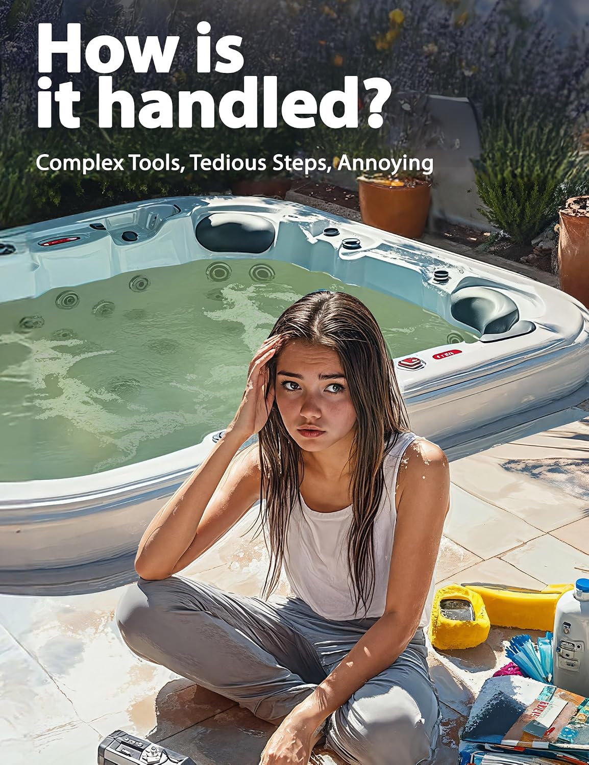 Clarificador spa 32oz para jacuzzis y bañeras hidromasaje