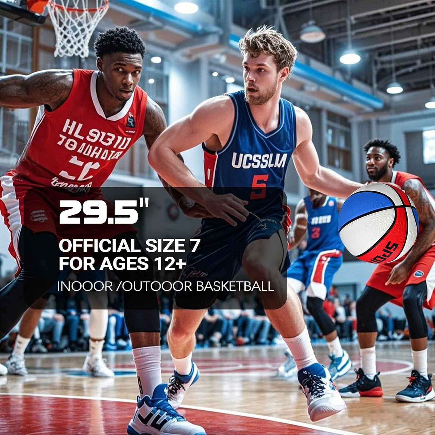 Baloncesto tamaños 3-7 goma o cuero sintético