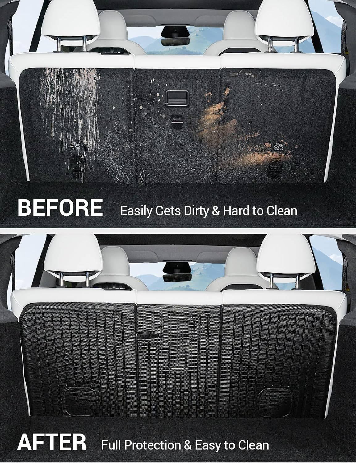 Funda asiento trasero Tesla Model Y Juniper TPE impermeable