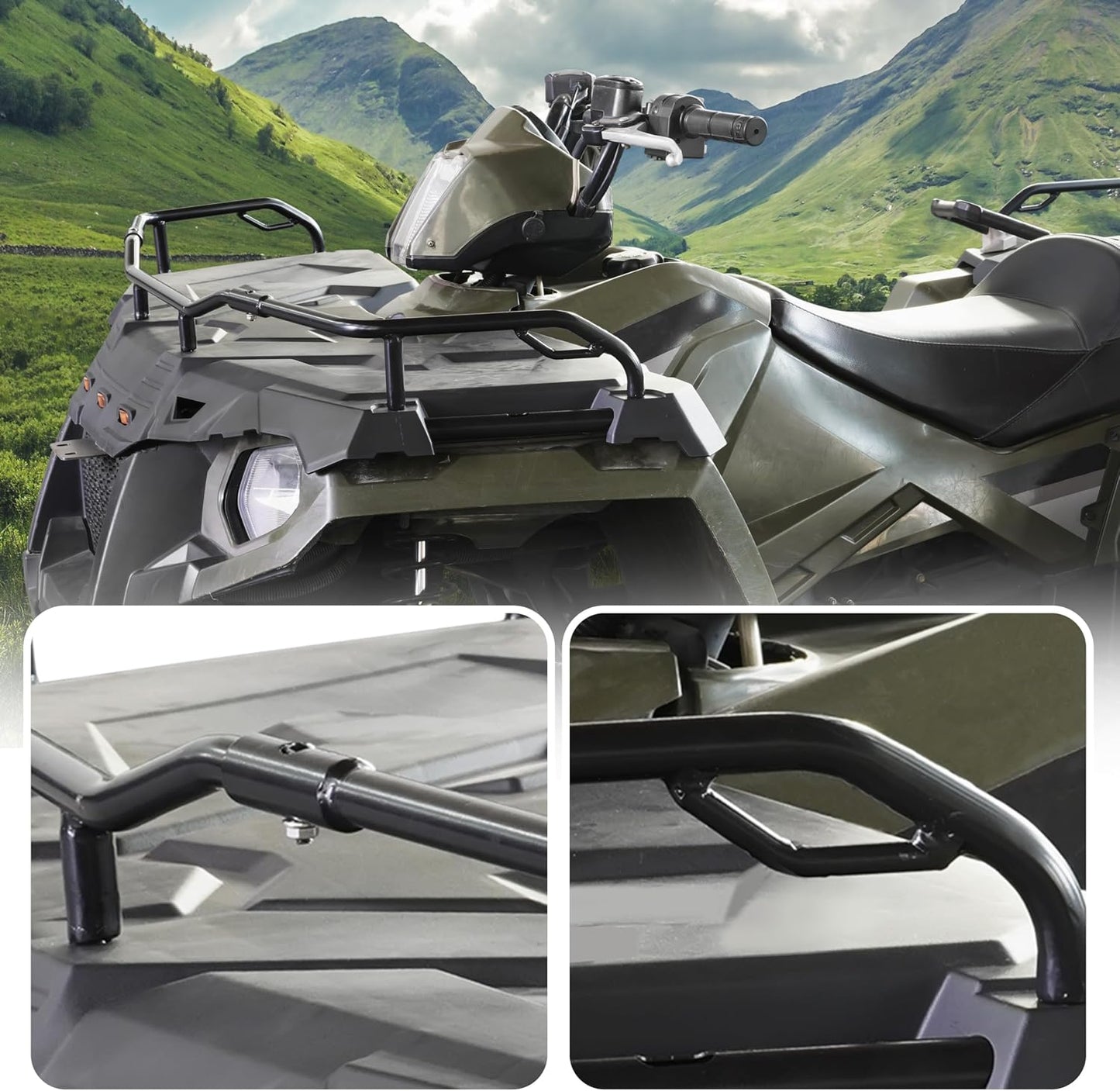 Extensor rack delantero Polaris Sportsman 570 14-25 acero