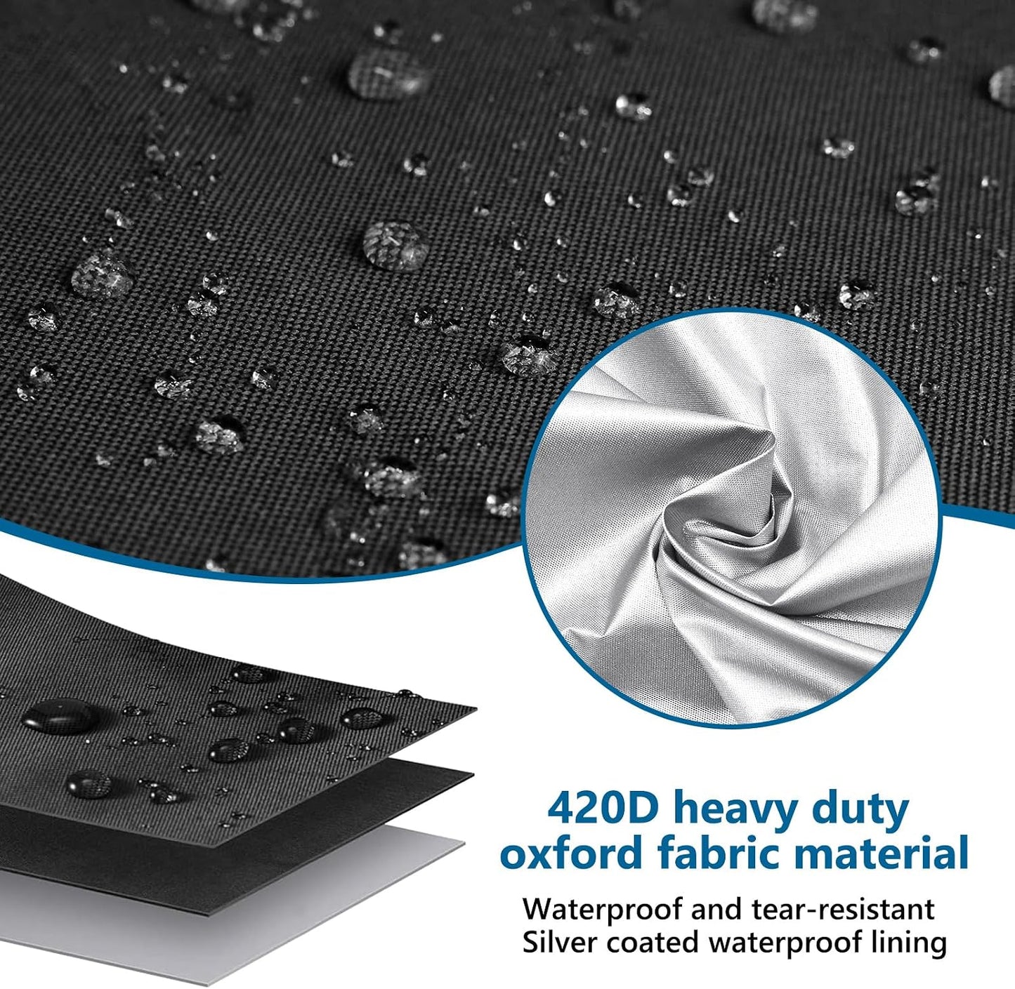 2 Fundas Lavadora Impermeables con Cremallera y Ventana 27