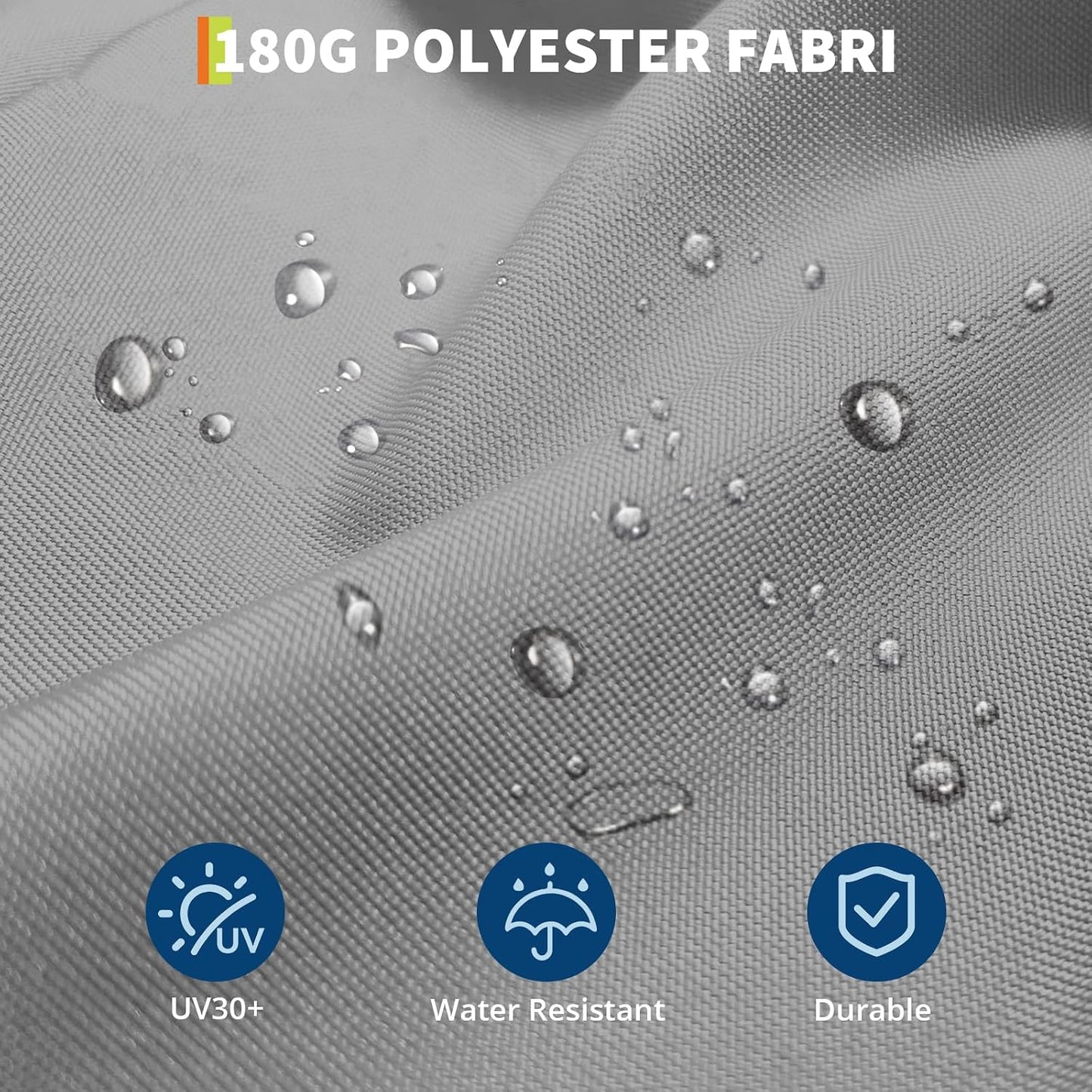 Sombrilla patio 15ft base doble cara UV duradero