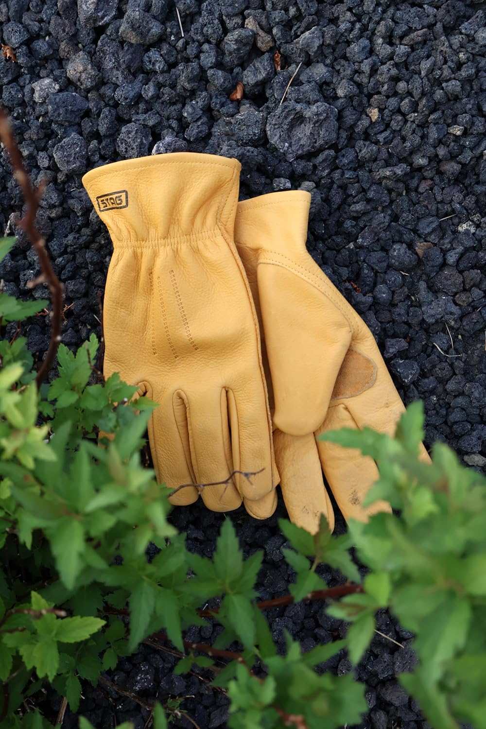 Guantes trabajo hombre jardinería construcción motosierra