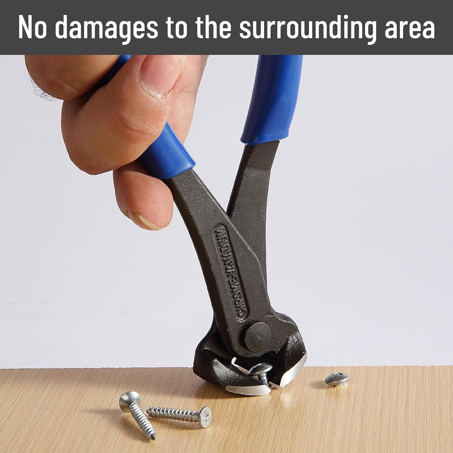Extractor de clavos y grapas alicates corte azul