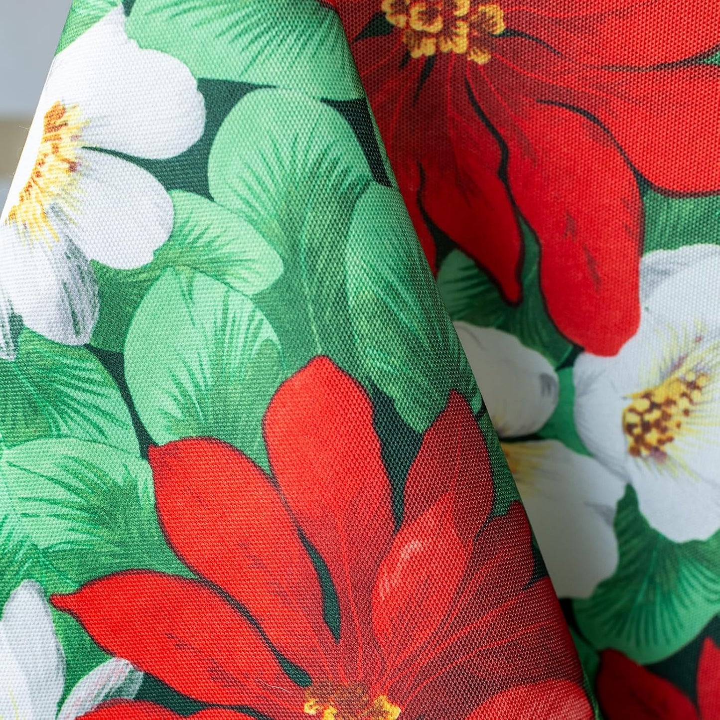 Mantel flor de pascua 60x144pulg rectangular