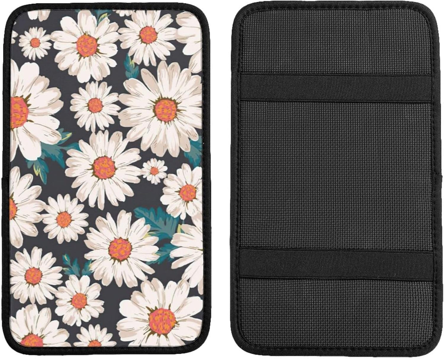 Funda consola central cojín decorativo margaritas retro universal