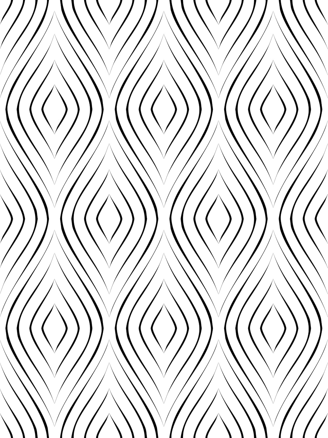 Papel tapiz geométrico blanco y negro autoadhesivo