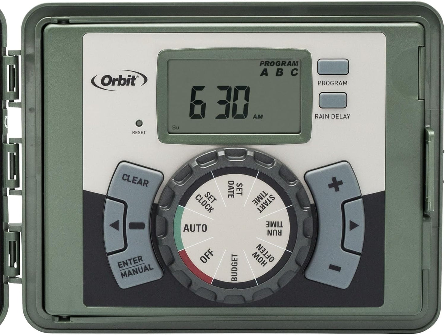 Controlador riego interior exterior 6 estaciones trilingue