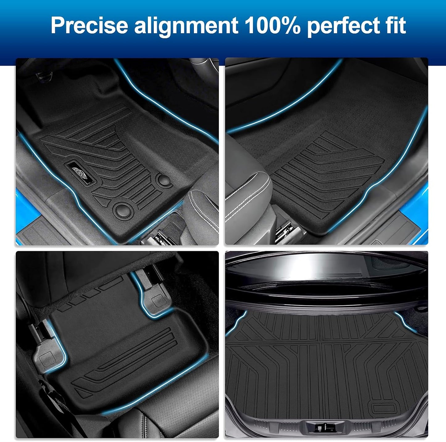 Alfombrillas Ford Mustang 2015-26 TPE 2 Filas