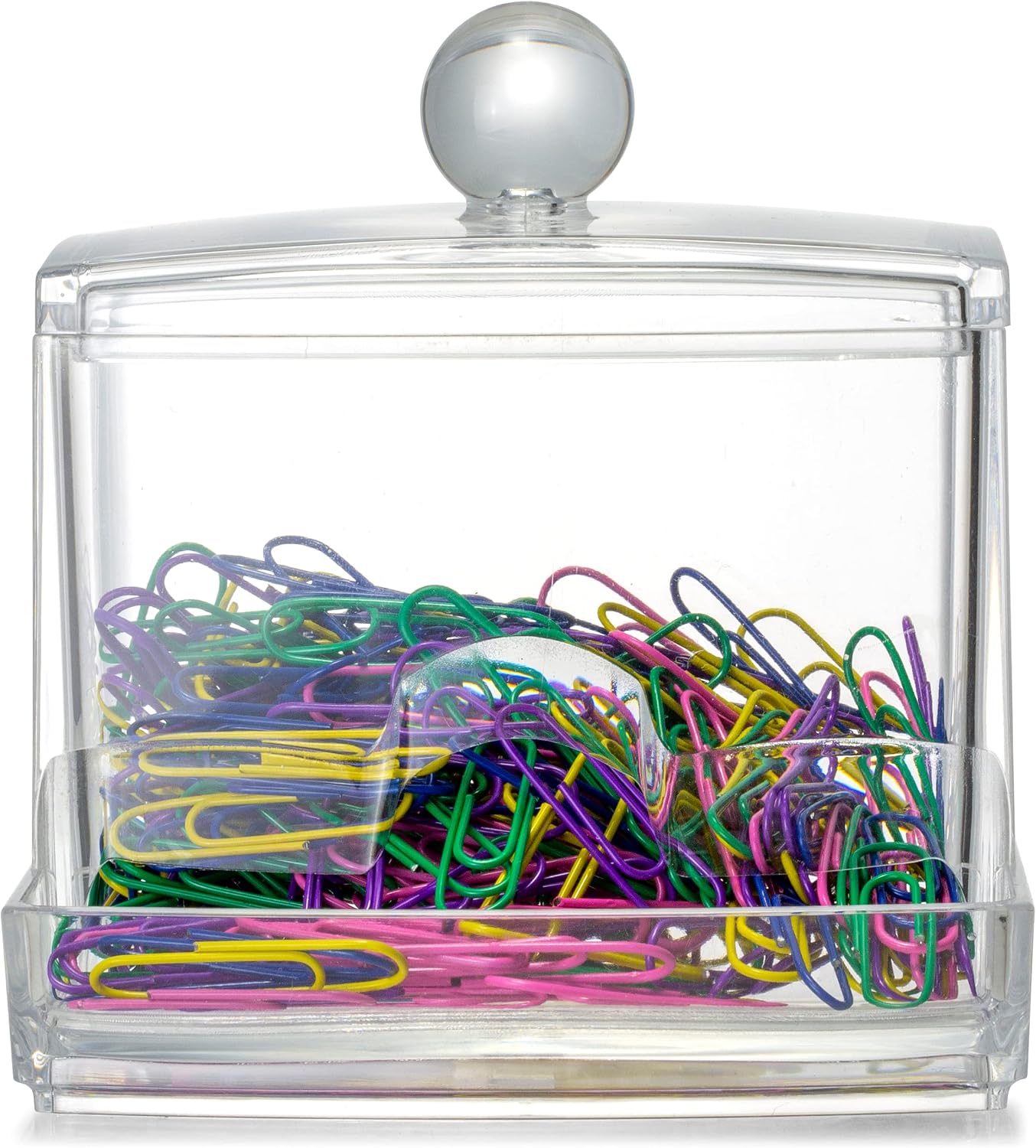Soporte autodispensable 250 clips papel colores surtidos
