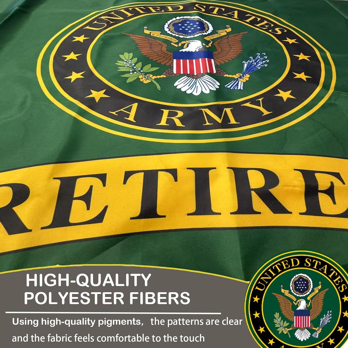 Banderas militares doble cara 3x5" poliéster 3 capas