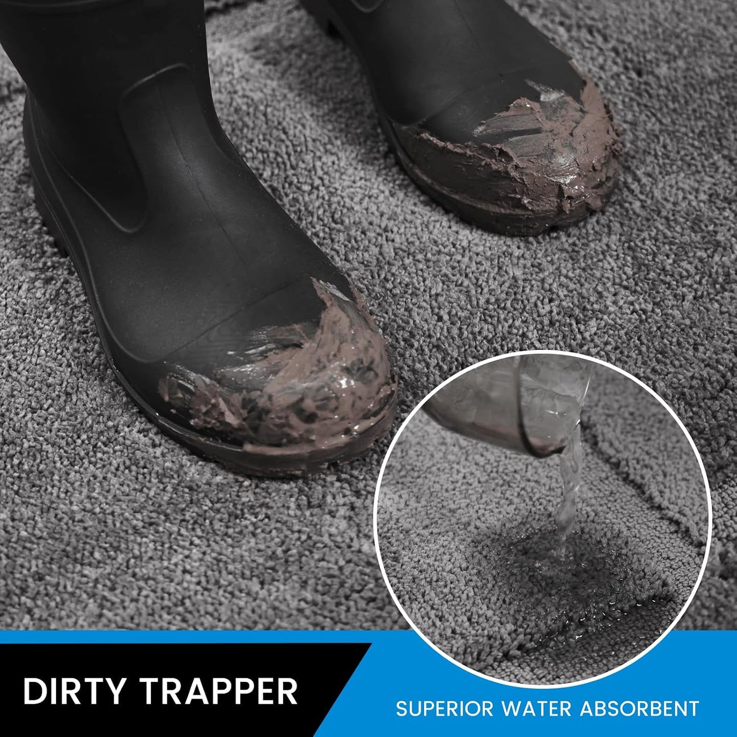Alfombra corredor lavable con parte trasera antiderrap