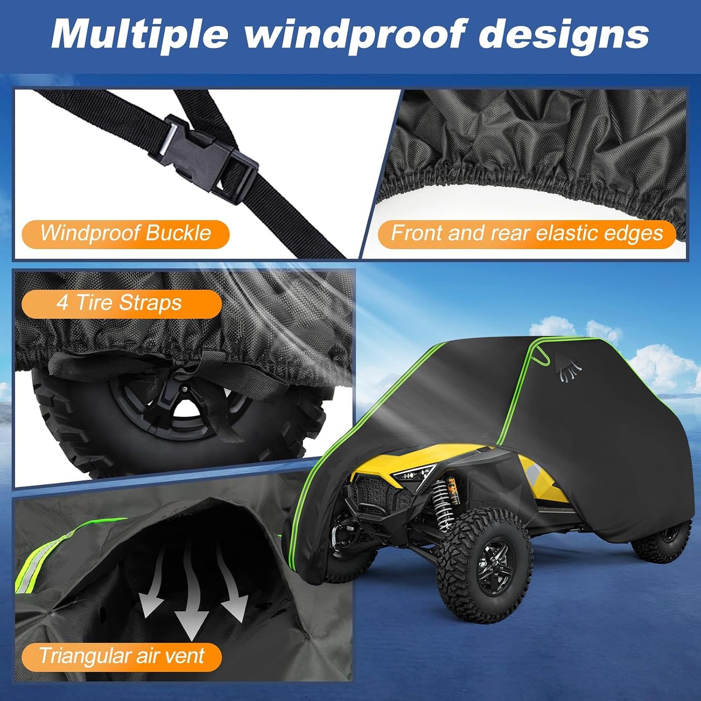 Funda UTV 2 plazas comp Polaris Can Am Yamaha