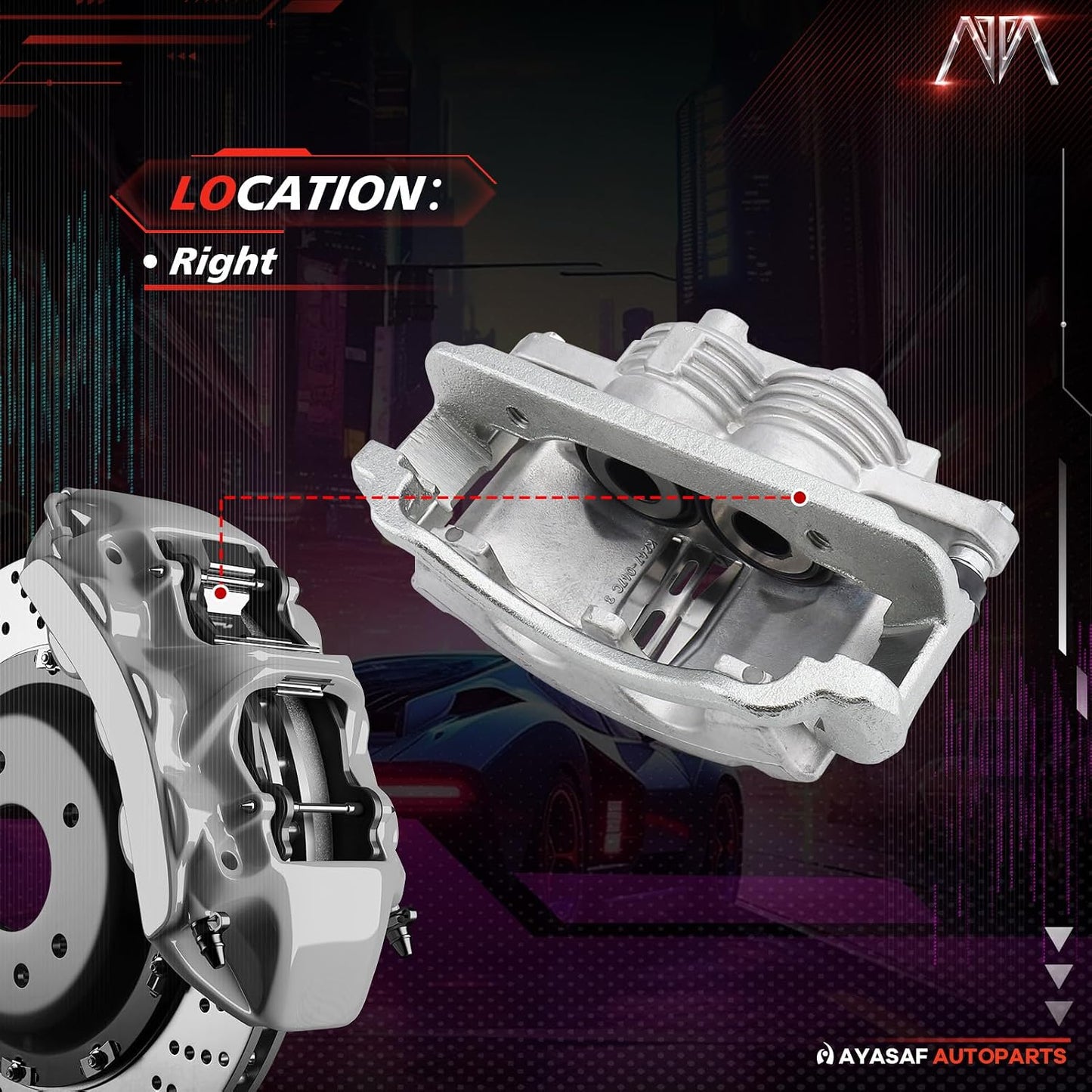 Pinza freno disco delantera derecha Ford Mustang