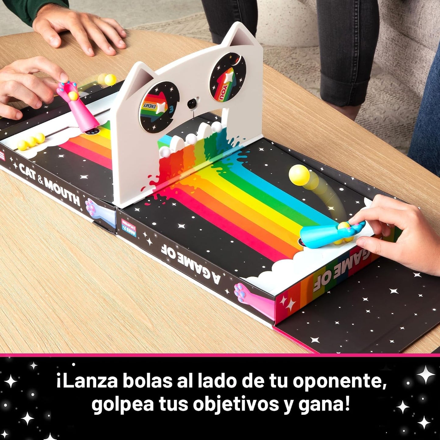 Set cartas A Game of Cat and Mouth para adultos y niños