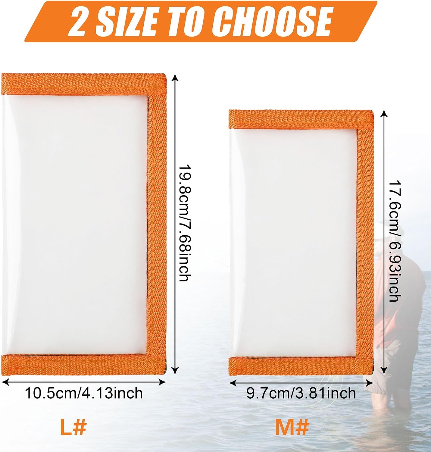 Envolturas PVC transparente para señuelos de pesca
