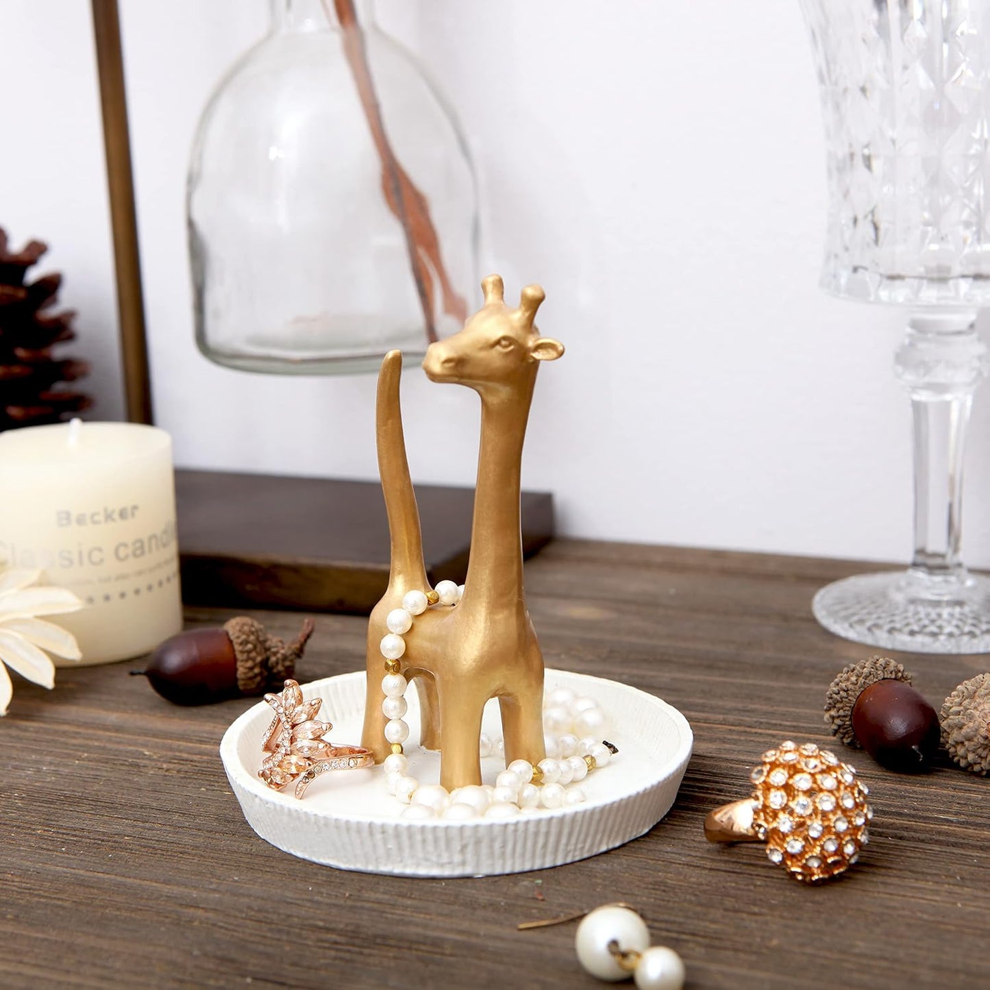 Charola para Joyería Clásica de Madera con Compartimentos
