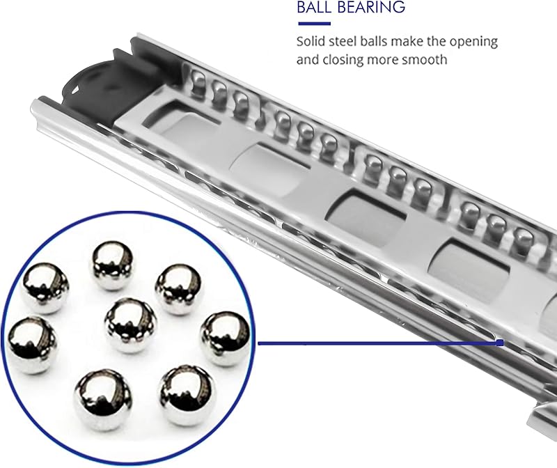 10 Pares Rieles Deslizantes Cajón 16" 100lb