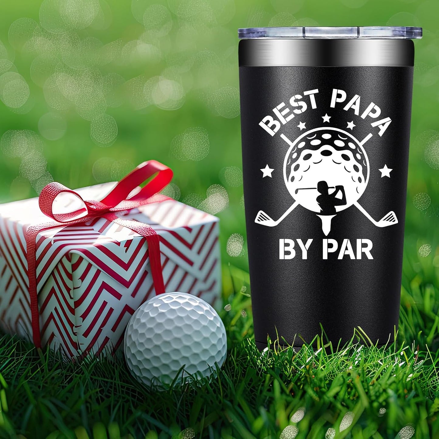 Vaso 20oz regalo golf para papá cumpleaños navidad