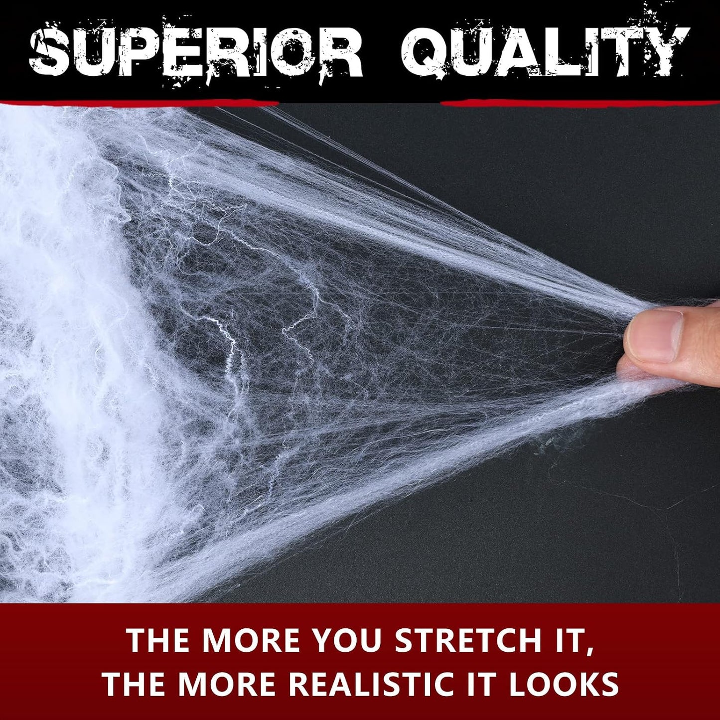 Telarañas Halloween 1000ft2 con 30 arañas falsas