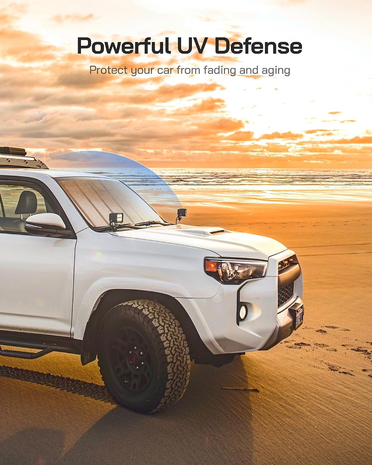 Parasol cuero para parabrisas Toyota Tacoma 24-25