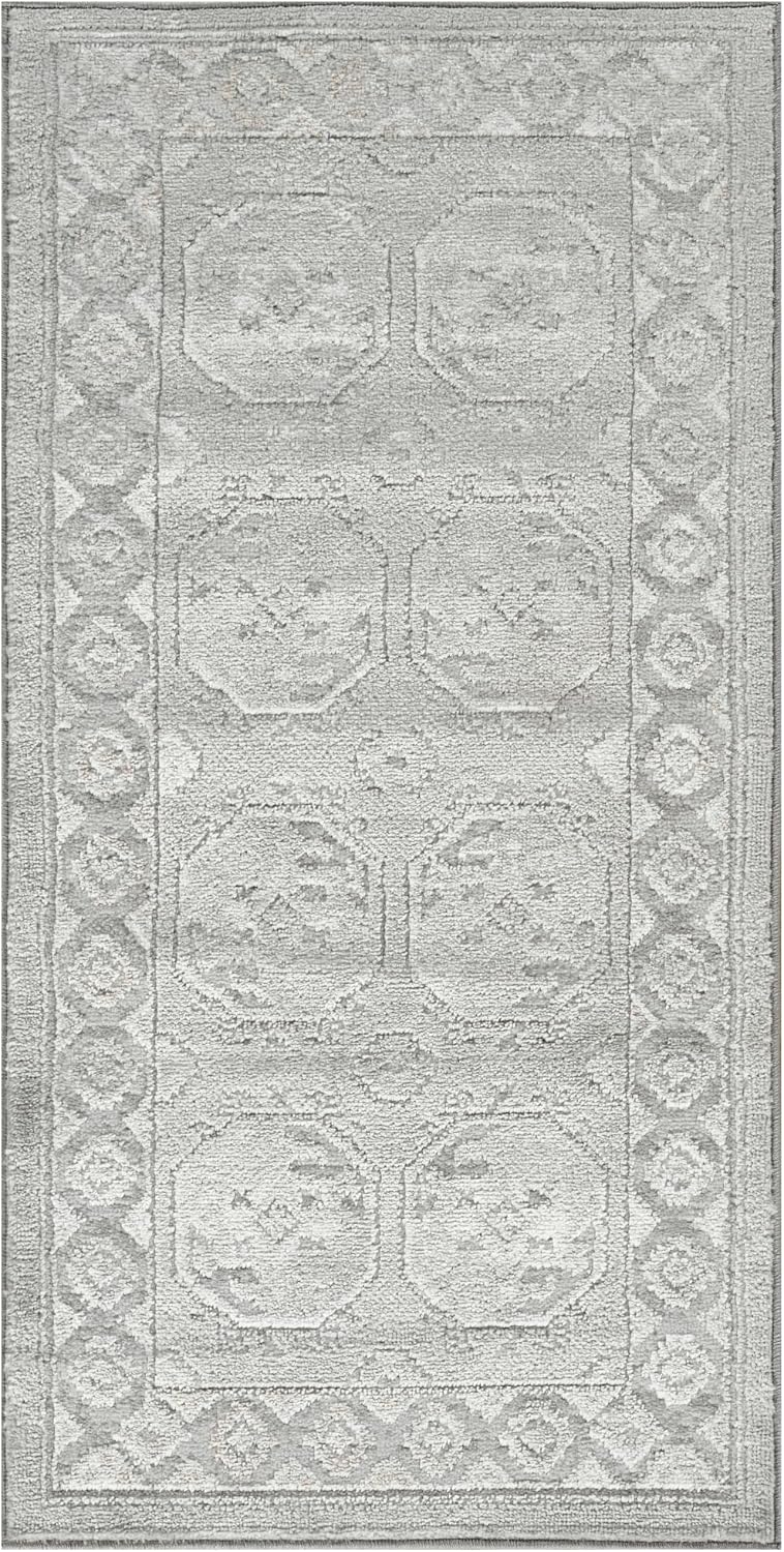 Alfombra gris 2x4ft para dormitorio sala comedor