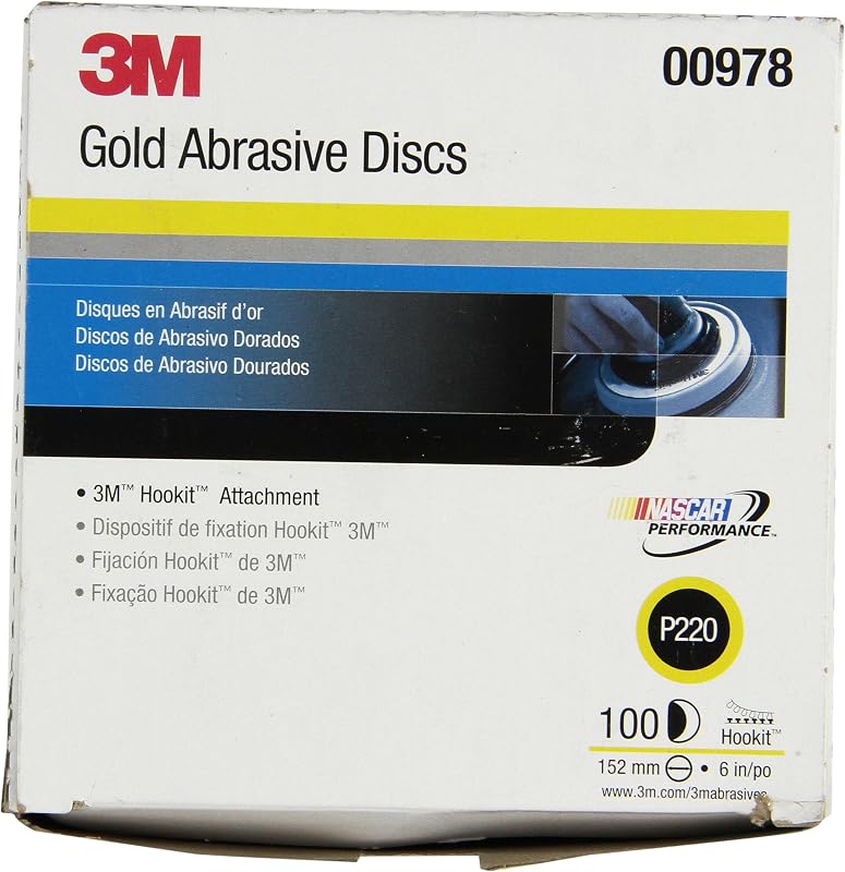 Disco de arena Hookit P5A 3pulg color dorado