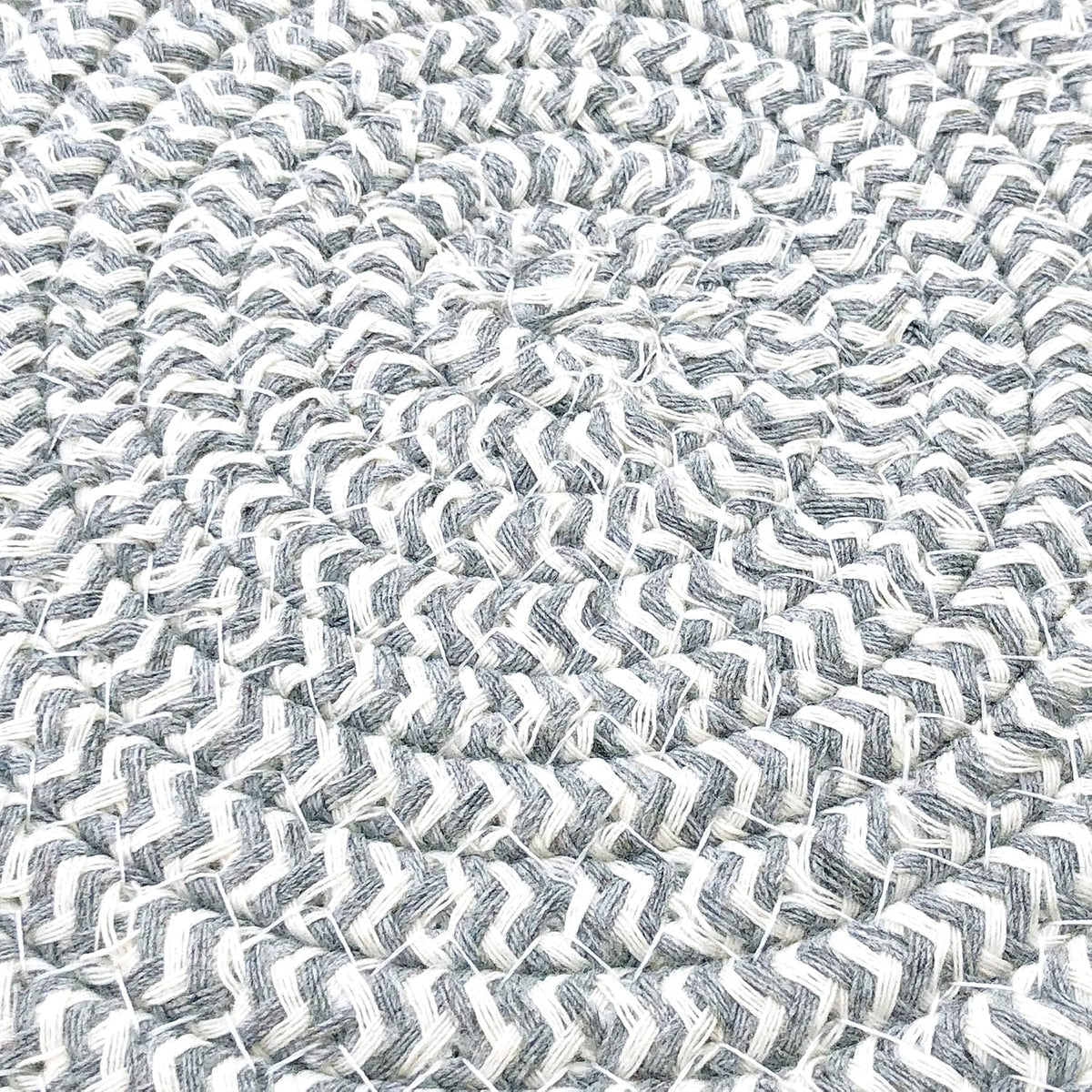 Mantel Individual Trenzado 15pulg Redondo Gris