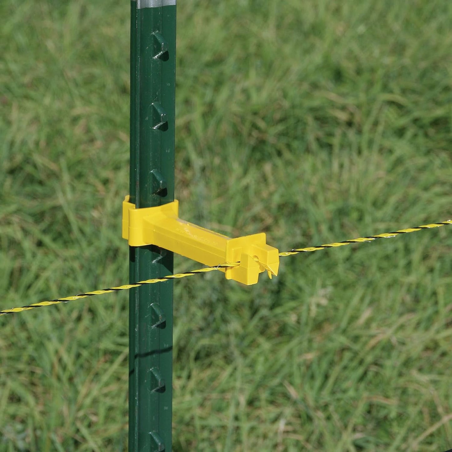 Aislante enganche rápido 5" 25pzas amarillo T-Post
